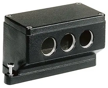 Produktfoto 1 von HARTING Han HPR Haube Schraubbefestigung, Kabel 24B Haube, IP65, IP68, IP69, IPx9K