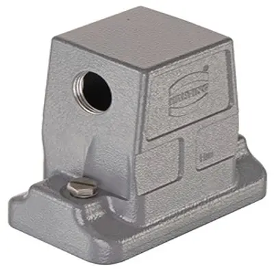 Produktfoto 1 von HARTING Han HP Direct B Haube Schraubbefestigung, Kabel 6B Haube, IP66, IP68, IP69, IPx9K