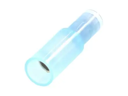 Produktfoto 1 von Molex 19039 Buchsentülle, Crimpbefestigung, Blau Isoliert, Ø 4.57 mm Zinn, Ges.L 25.9mm, 14 AWG max.