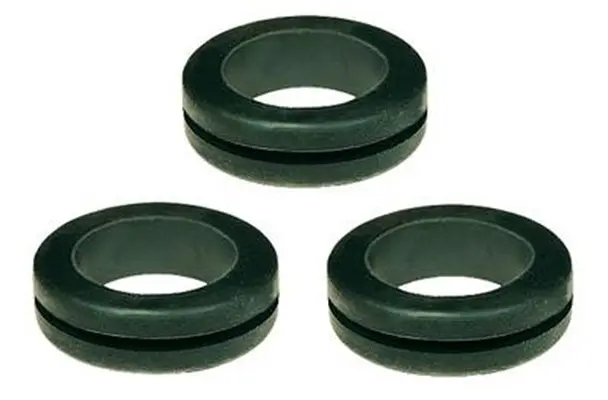SES Sterling DA 70 Kabeltülle 1 mm min., Typ Kabeltülle bis Ø 7 mm Loch ø 12 mm Chloropren-Kautschuk Schwarz -30 °C min.
