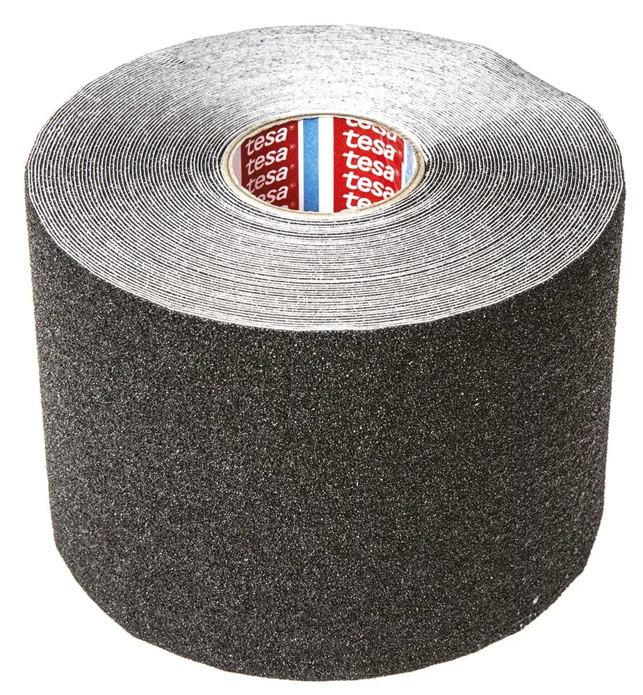 Produktfoto 1 von Tesa 60950 Antirutschklebeband Schwarz Selbstklebend, Stärke 0.81 mm, 100 mm x 15 m