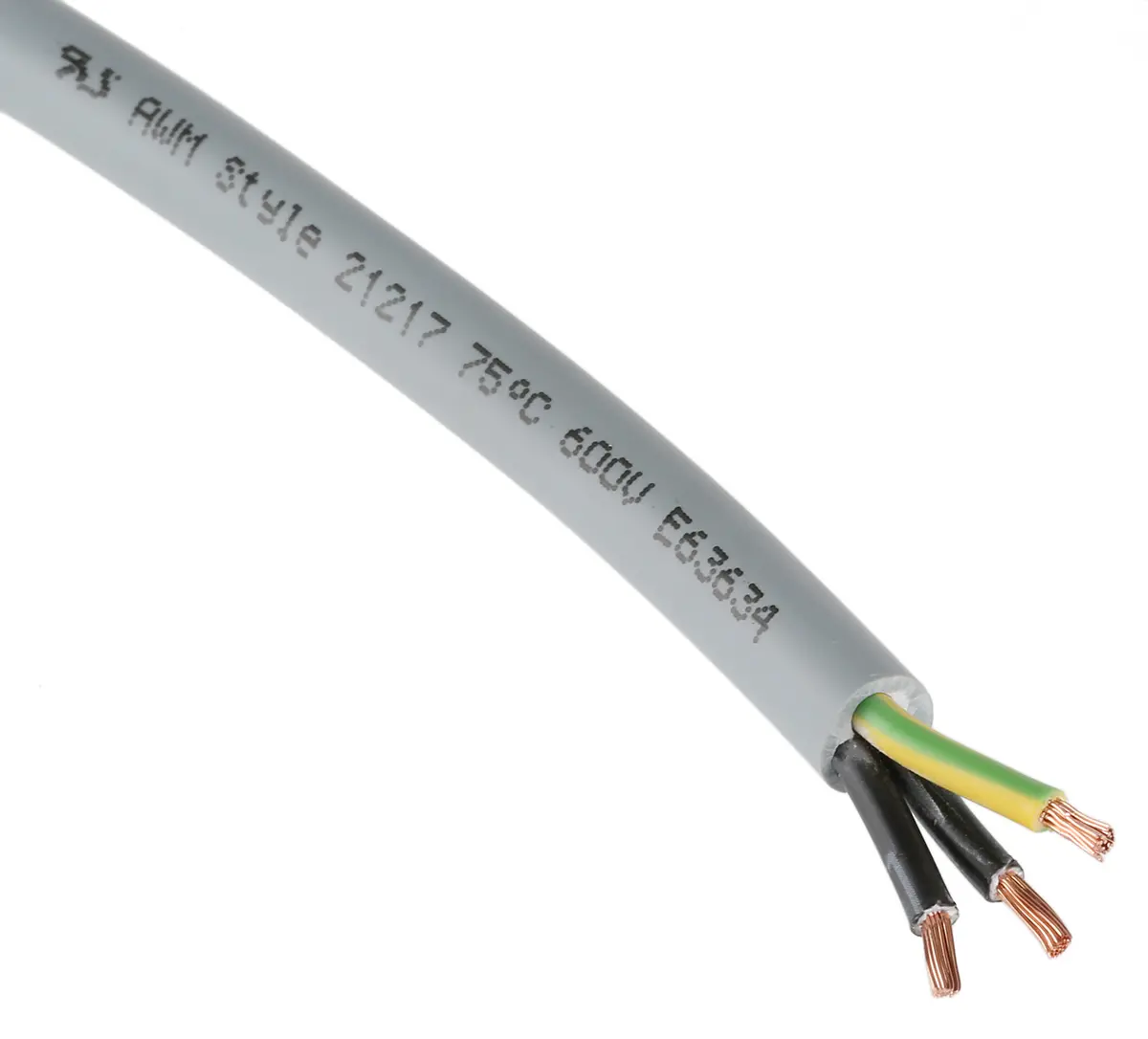 Produktfoto 1 von Lapp CY Steuerkabel, 3-adrig x 1.5 mm² 15 AWG Ungeschirmt Grau, 50 m, Halogenfrei