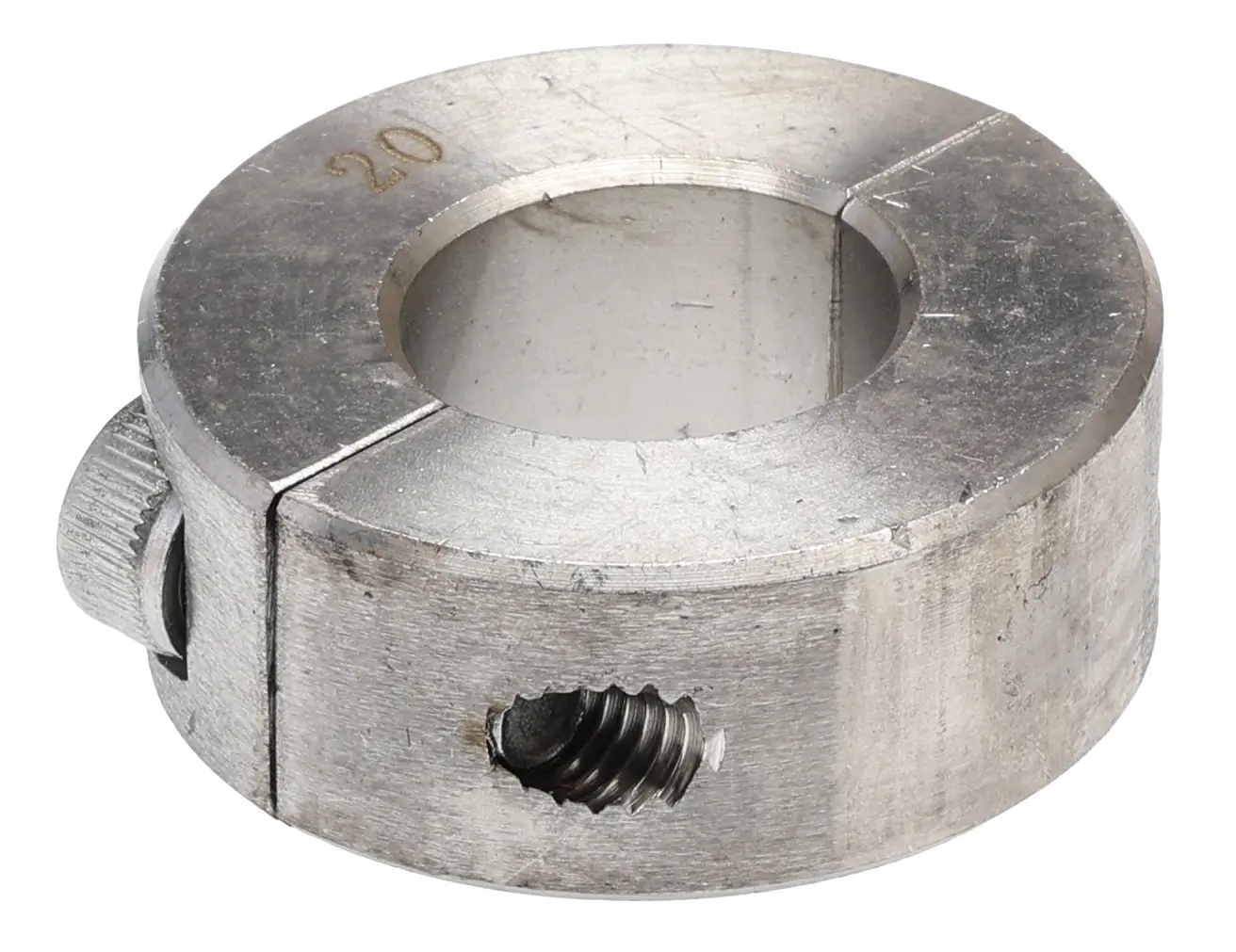 Produktfoto 1 von RS PRO Edelstahl Wellenmanschette Zweiteilig, mit Spannschraube 40 mm Außen-ø  x 15 mm