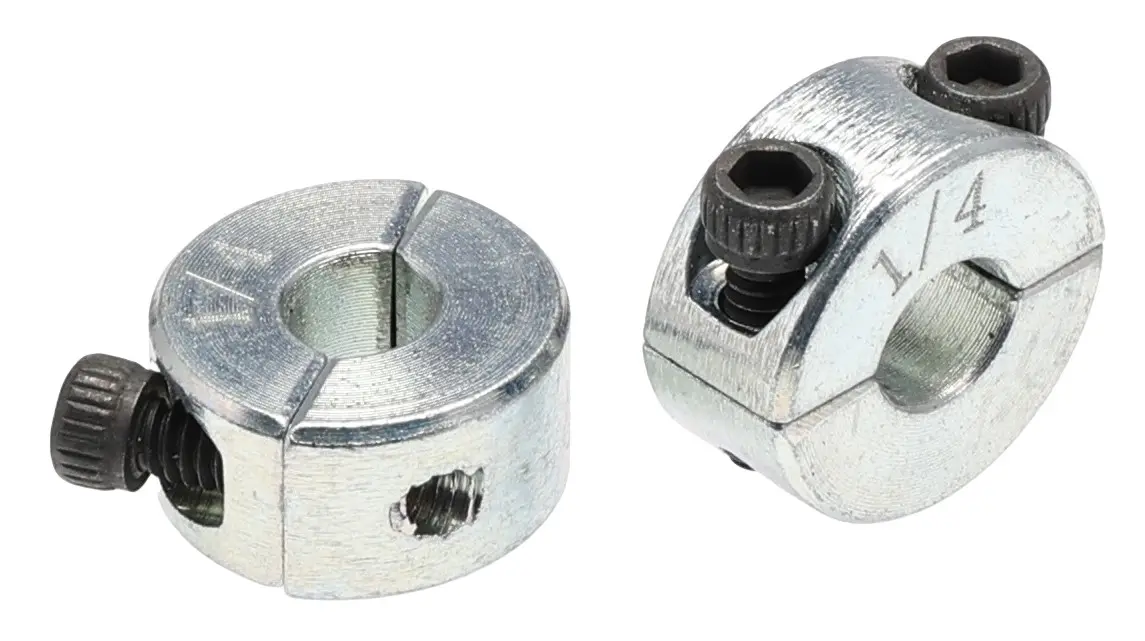 Produktfoto 1 von RS PRO Stahl Wellenmanschette Zweiteilig, mit Spannschraube 0.625 in Außen-ø  x 0.281 in