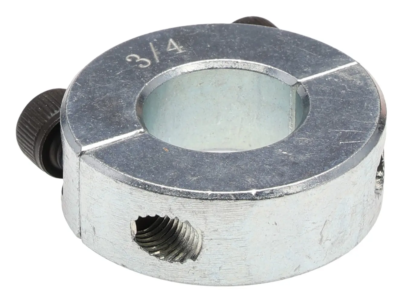 Produktfoto 1 von RS PRO Stahl Wellenmanschette Zweiteilig, mit Spannschraube 1.5 in Außen-ø  x 0.5 in