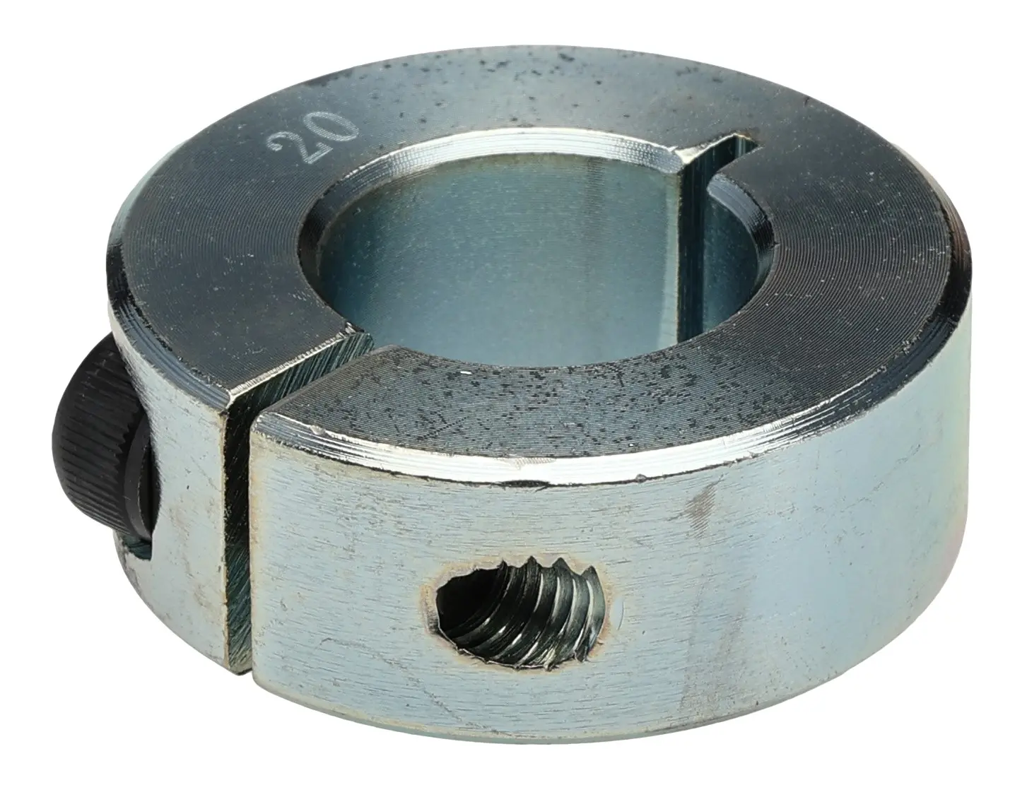 Produktfoto 1 von RS PRO Stahl Wellenmanschette Einteilig, mit Spannschraube 40 mm Außen-ø  x 15 mm