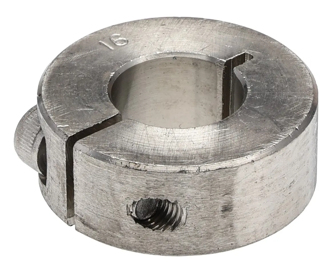 Produktfoto 1 von RS PRO Edelstahl Wellenmanschette Einteilig, mit Spannschraube 34 mm Außen-ø  x 13 mm