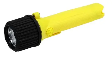 Produktfoto 1 von RS PRO Taschenlampe LED Gelb, 133 lm, 174 mm ATEX-Zulassung