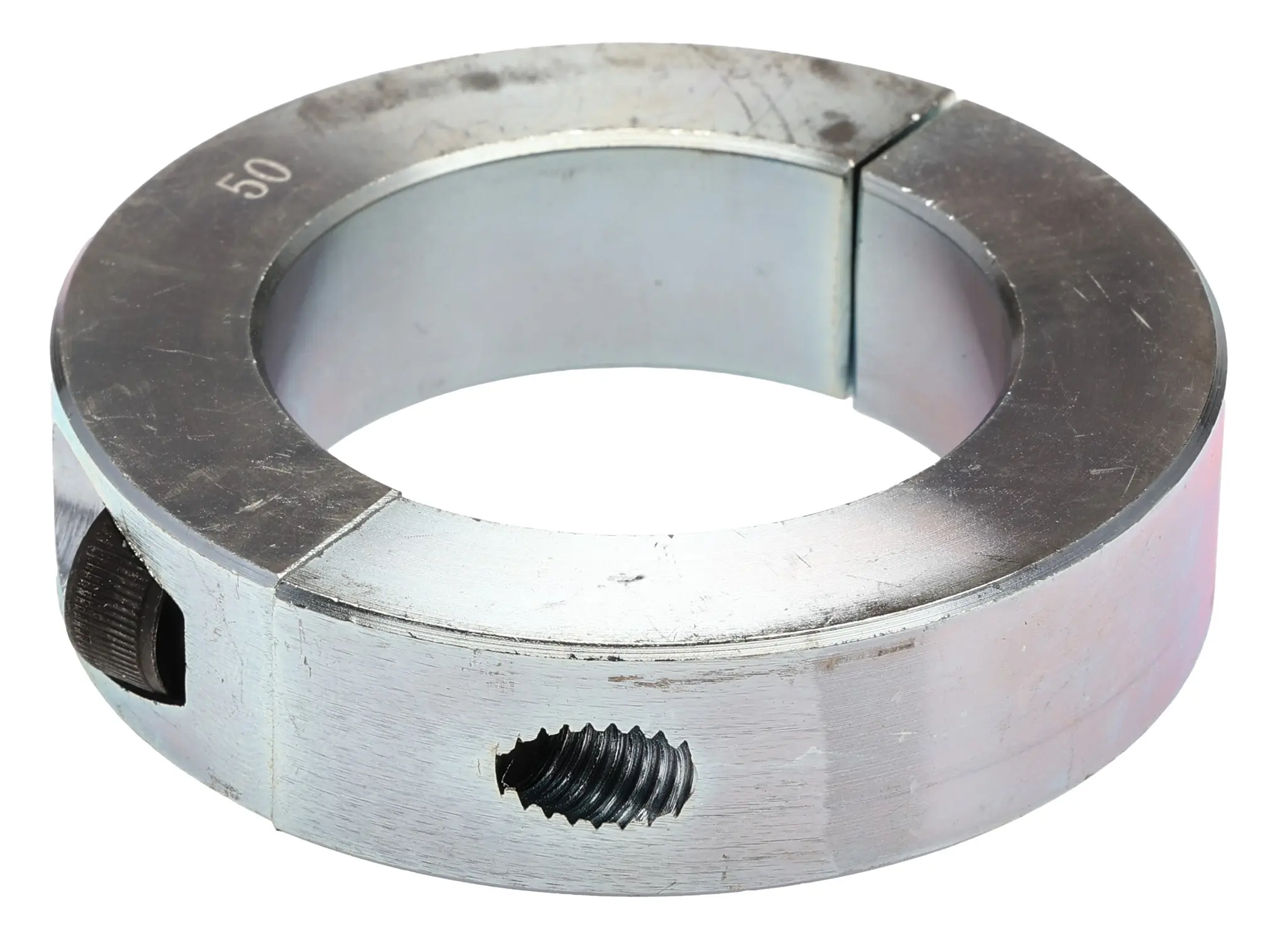 Produktfoto 1 von RS PRO Stahl Wellenmanschette Zweiteilig, mit Spannschraube 78 mm Außen-ø  x 19 mm
