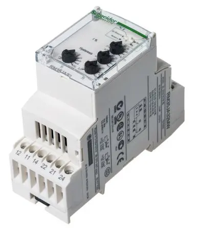 Produktfoto 1 von Schneider Electric Harmony Control Überwachungsrelais 1-phasig, 2-poliger Umschalter Überstrom, Unterstrom 0.15A - 15A,