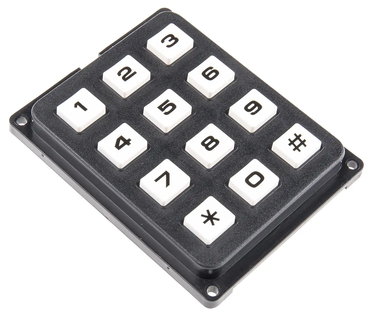 Produktfoto 1 von EOZ Tastatur (4 x 3) 12-Tasten Polycarbonat Gemeinsamer Anschlusspunkt IP40