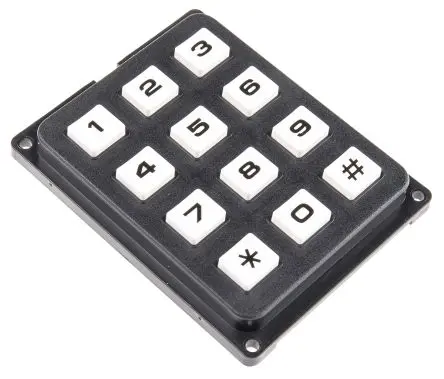Produktfoto 1 von EOZ Tastatur (4 x 3) 12-Tasten Polycarbonat Gemeinsamer Anschlusspunkt IP40