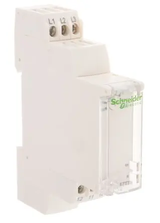 Produktfoto 1 von Schneider Electric Harmony Control Überwachungsrelais 3-phasig, 1-poliger Umschalter DIN-Hutschiene