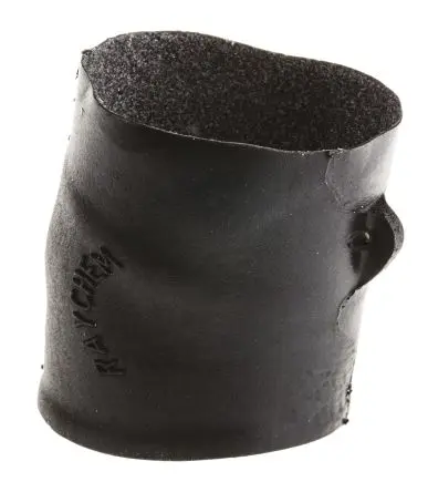 Produktfoto 1 von TE Connectivity 222K1 Wärmeschrumpfschlauch, Flüssigkeit resistentes Elastomer Schwarz