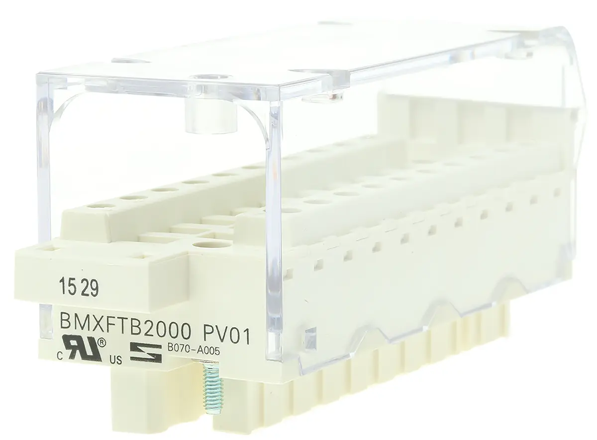 Produktfoto 1 von Schneider Electric Modicon X80 Anschlussklemmenblock für Modicon M340 Modicon X80