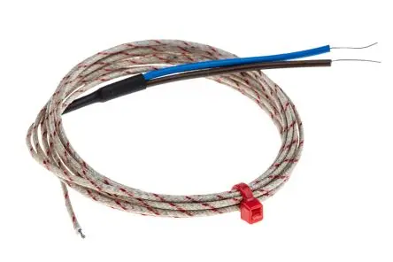 Produktfoto 1 von RS PRO RS130/0816 Glasfaser Thermoelement mit offener Messstelle Typ K, Ø 1 mm x 2 m 60 °C → 350 °C