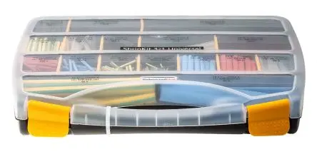 Produktfoto 1 von HellermannTyton ShrinKit 321 Universal Wärmeschrumpfschlauch, Polyolefin vernetzt Verschiedene, Ø 24 mm Schrumpfrate