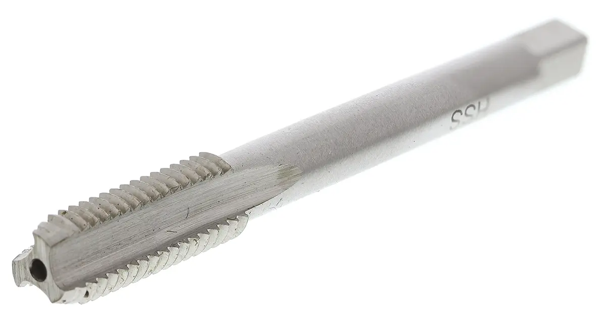 Produktfoto 1 von RS PRO Gewindebohrer Satz HSS Hand, Metrisch Gerade Nut, Rechtsgewinde, 2-teilig M8