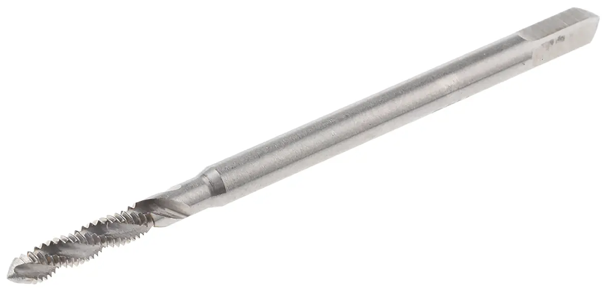 Produktfoto 1 von RS PRO Gewindebohrer HSS Maschinen, Metrisch Spiralnut, Rechtsgewinde, 1-teilig M2