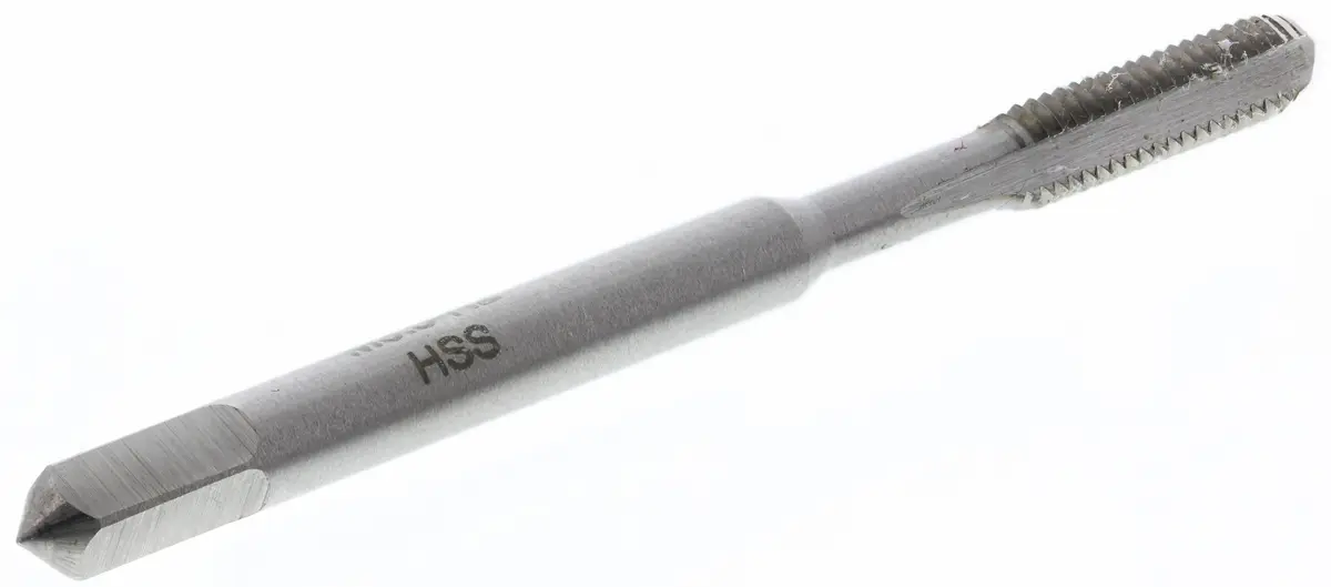 Produktfoto 1 von RS PRO Gewindebohrer HSS Hand, Metrisch Gerade Nut unten, Rechtsgewinde, 1-teilig 3.5