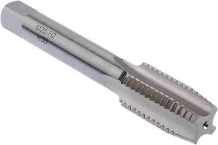 Produktfoto 1 von RS PRO Gewindebohrer HSS Hand, Metrisch Gerade Nut, Rechtsgewinde, 1-teilig M20