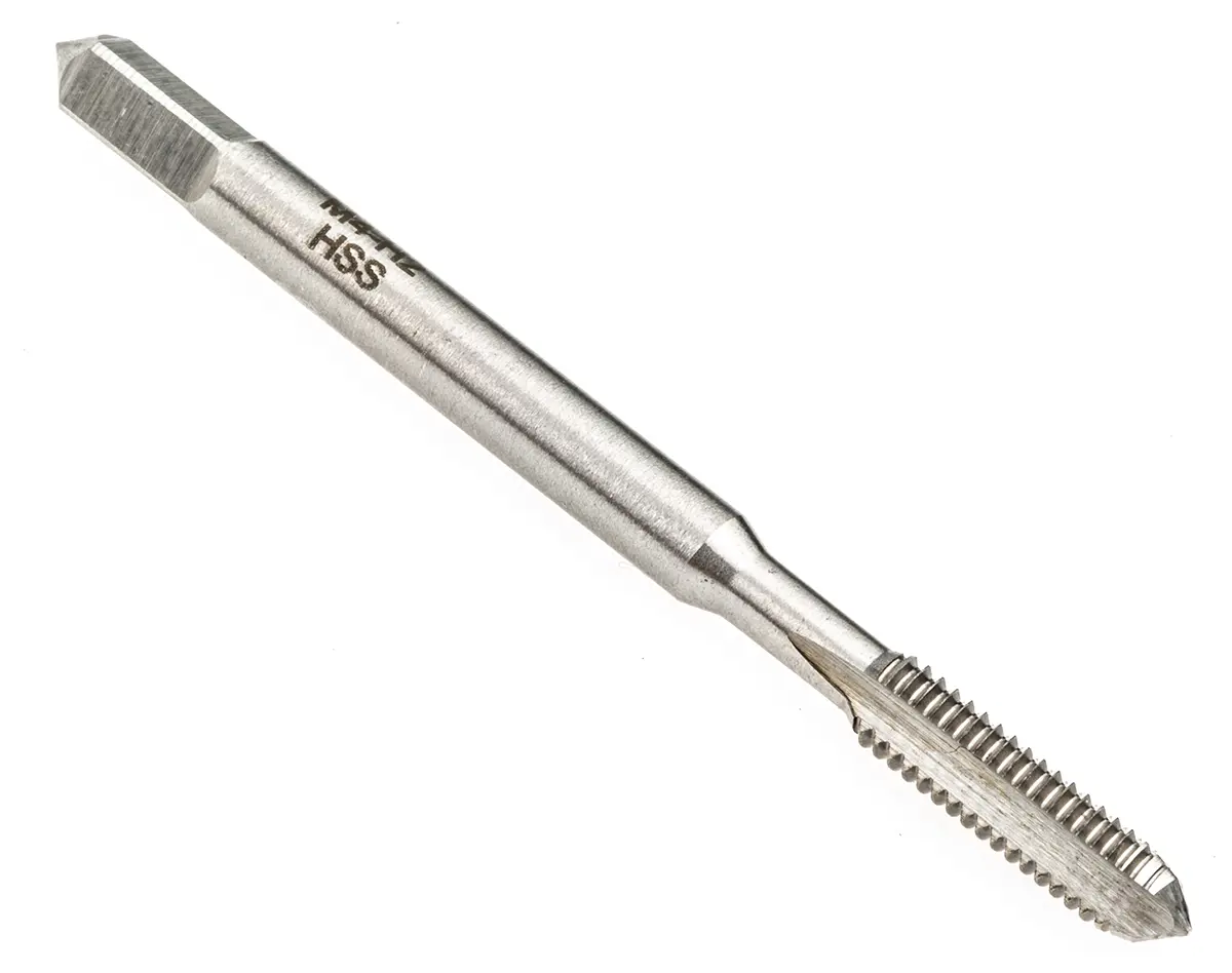 Produktfoto 1 von RS PRO Gewindebohrer HSS Hand, Metrisch, Rechtsgewinde, 1-teilig M4