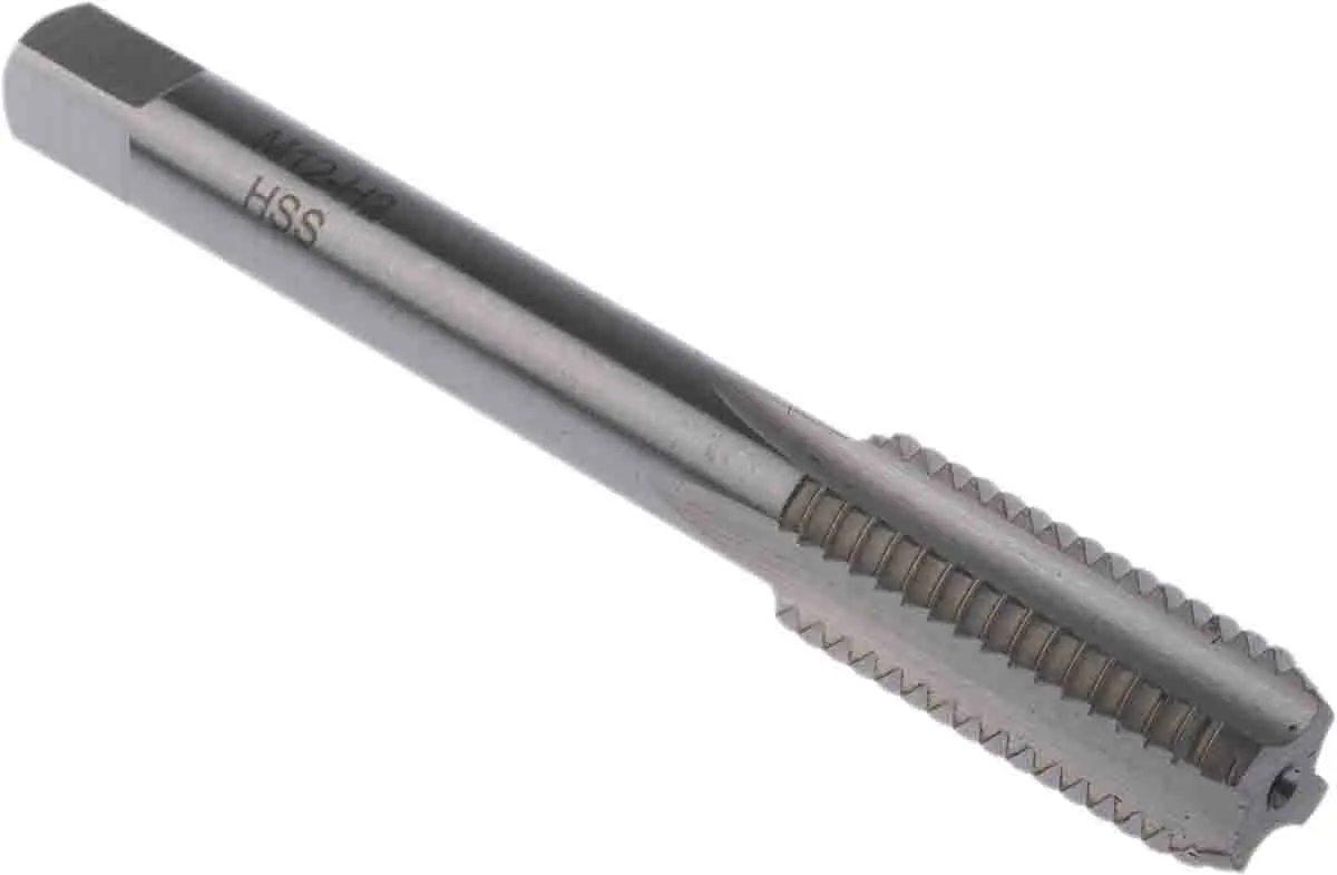 Produktfoto 1 von RS PRO Gewindebohrer HSS Hand, Metrisch, Rechtsgewinde, 1-teilig M12