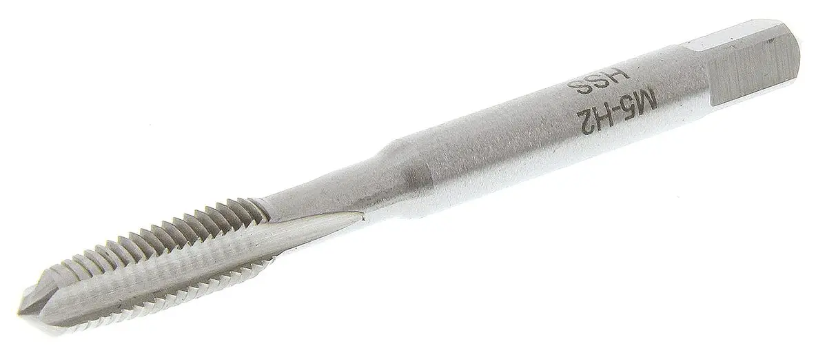 RS PRO Gewindebohrer Satz HSS Hand, Metrisch Gerade Nut, Rechtsgewinde, 2-teilig M5
