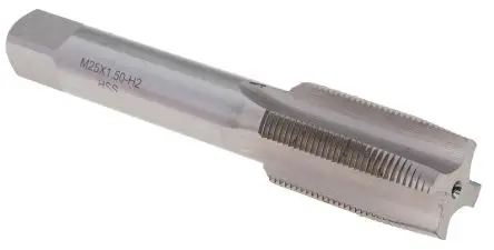 Produktfoto 1 von RS PRO Gewindebohrer Satz HSS Hand, Metrisch Gerade Nut, Rechtsgewinde, 2-teilig M25