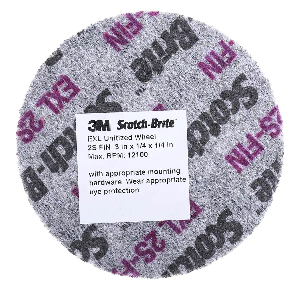 Produktfoto 1 von 3M XL-UW Schleifscheibe Siliziumkarbid Fein, 75 mm x 6 mm, 12000 rpm