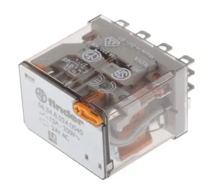 Produktfoto 1 von Finder 56 Leistungsrelais 24V ac Spule 4-poliger Schließer 12A 81 Ω 1 W