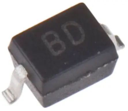 Produktfoto 1 von DiodesZetex ZHCS400X Oberfläche Diode Schottky-Diode Einfach, 40 V / 1 A, 2-Pin SOD-323