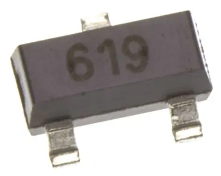 Produktfoto 1 von DiodesZetex Oberfläche Transistor NPN 50 V / 2 A, SOT-23 3-Pin