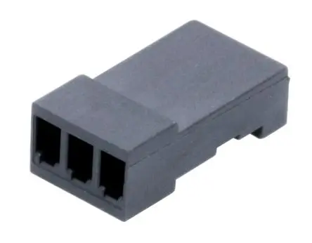 Produktfoto 1 von Wurth Elektronik 48532480 Stecker Steckverbindergehäuse 2.54 mm, 3-polig / 1-reihig Gerade, Kabel für Verschießbarer