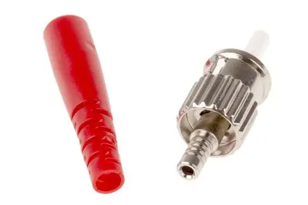 Produktfoto 1 von RS PRO LWL-Steckverbinder, ST, Multimodus, Simplex, 127 μm, PC 0.3dB, ø 900 μm, Rot