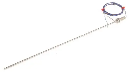 Produktfoto 1 von RS PRO Edelstahl 310 Mineralisoliertes Thermoelement Typ K, Ø 3 mm x 300 mm -40 °C → 1100 °C