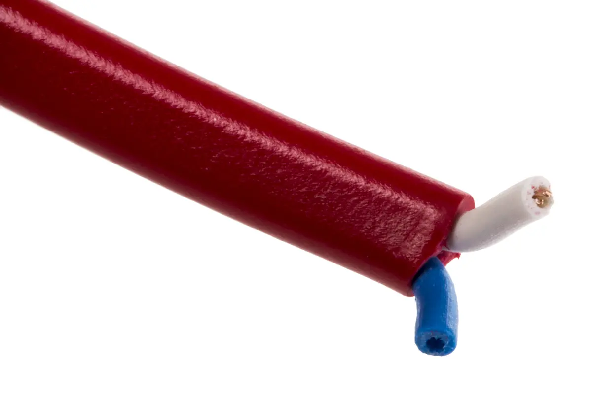 RS PRO Ungeschirmt 7/0,2mm PVC-isoliert Thermoelement Kabel/Draht für Thermoelement Typ K, L. 100m, max. +105°C