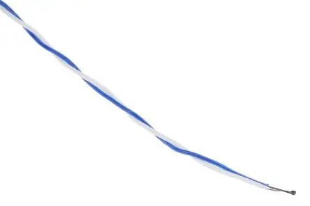 Produktfoto 1 von RS PRO Polytetrafluorethylen Thermoelement mit offener Messstelle Typ T, Ø 1 mm x 1 m -50 °C → 250 °C