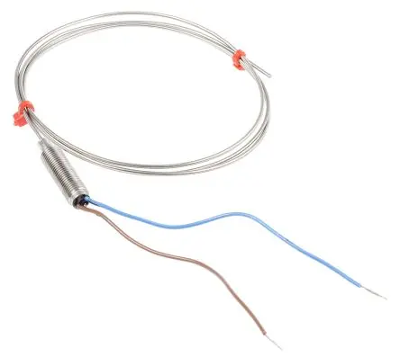Produktfoto 1 von RS PRO RS086/0816 Inconel 600, Edelstahl 310 Thermoelement Typ K, Ø 1.5 mm x 1 m -40 °C → 1100 °C