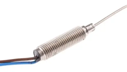 Produktfoto 1 von RS PRO RS086/0816 Edelstahl 310, Inconel 600 Thermoelement Typ K, Ø 1.5 mm x 1 m -40 °C → 1100 °C