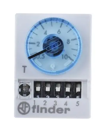 Produktfoto 1 von Finder 85 Zeitrelais 12 V dc 12V ac, 4 Kont. Multifunktion, 4-poliger Schließer
