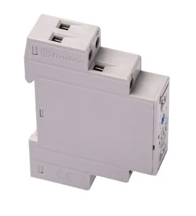 Produktfoto 1 von Finder 80 Zeitrelais, DIN-Hutschiene 240 V dc 24V ac, 240 V ac, 0.1 to 24 h, 0.1 to 20 min, 0.1 to 20 s, 1 Kont.