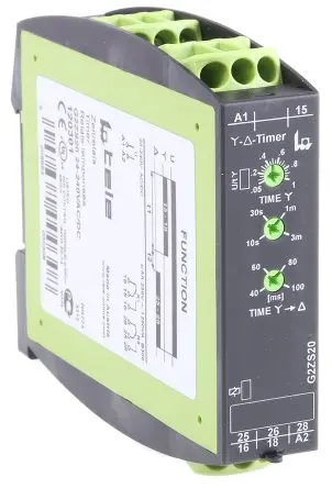 Produktfoto 1 von Tele G2ZS20 Zeitrelais, DIN-Hutschiene 250 V dc 24V ac, 240 V ac, 0.04 s to 3 min, 2 Kont. 1, 2-poliger Umschalter