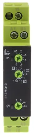 Produktfoto 1 von Tele E1ZMQ10 Zeitrelais, DIN-Hutschiene 240 V dc 24V ac, 240 V ac, 0.05 s to 100 h, 1 Kont. Multifunktion, 1-poliger
