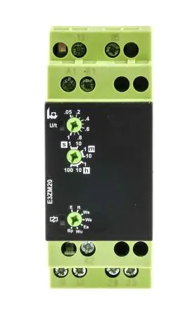 Produktfoto 1 von Tele E3ZM20 Zeitrelais, DIN-Hutschiene 240 V dc 12V ac, 240 V ac, 0.05 s to 100 h, 2 Kont. Multifunktion, 2-poliger