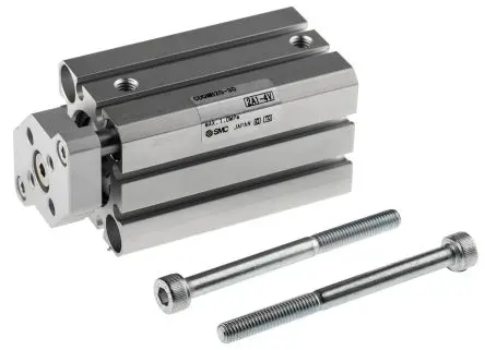 Produktfoto 1 von SMC CQM Pneumatik-Führungszylinder 30 mm Doppeltwirkend, Bohrung Ø 20 mm bis 1 Mpa