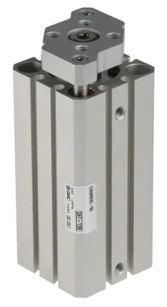SMC CQM Pneumatik-Führungszylinder 50 mm Doppeltwirkend, Bohrung Ø 25 mm bis 1 Mpa