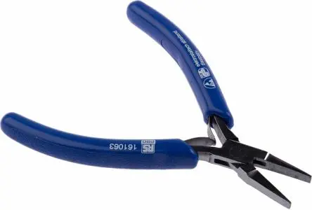 Produktfoto 1 von RS PRO Flachzange Glatt 120mm ESD-Sicherheit