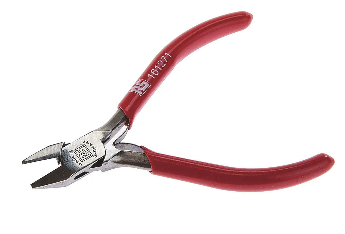 Produktfoto 1 von RS PRO Diagonal Seitenschneider Schließer (NO) 115 mm / Backen 10mm, Schneidleistung 1.3 mm