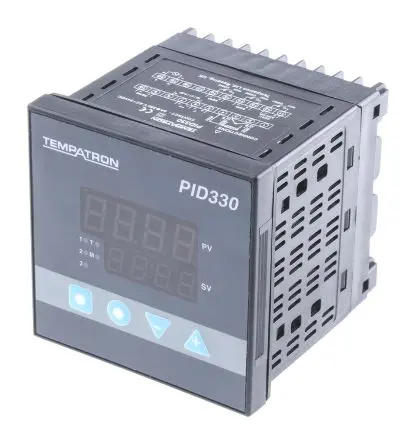 Produktfoto 1 von Tempatron PID330 PID Temperaturregler Panel, 2 x Relais, Halbleiterrelais Ausgang/ 0 bis 20 mA, 0 bis 10 V, PT1000,